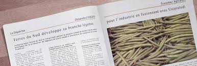 Ils … au marché le dimanche. Article Du 01 09 2019 La Depeche Fusion Entre Terres Du Sud Et Uniproledi Groupe Terres Du Sud