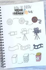 Schritt Fur Schritt Bullet Journal Doodle Tutorials Vol 1 Einfache Sachen Zum Zeichnen Lernen Zeichnung Schreibideen