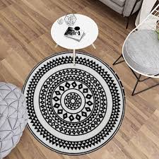 Unsere teppiche werden für einen einfachen transport gerollt. Rund Stechapfelblume Teppich Waschbar Moderne Kaufland De