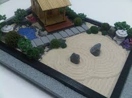 A Tea House Miniature Zen Garden Design Concept By Wallzart Miniature Zen Garden Zen Garden Zen Garden Design