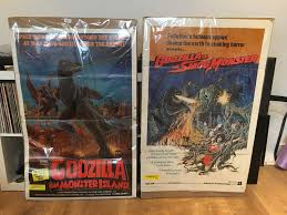1.2 godzilla raids again (1955) 1.3 rodan (1956): Picked Up Two Original Godzilla Film Posters From The 70s At A Local Auction Godzilla