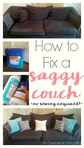 If the sofa springs are shot, the repair process is a bit different. How To Fix Saggy Couch Cushions An Exercise In Frugality