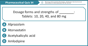 Pharmaceutical Quiz 34