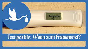 Die befruchtete eizelle nistet sich aber erst ca. Schwangerschaft Wann Zum Frauenarzt Gehen Wenn Der Test Positiv Ist Youtube