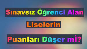 Jul 05, 2021 · 8. Sinavsiz Ogrenci Alan Liselerin Obp Puanlari Duser Mi 2021 Youtube