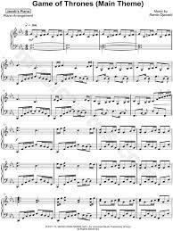 0 ratings0% found this document useful (0 votes). Jacob S Piano Game Of Thrones Main Theme Sheet Music Piano Solo In C Minor Download Print Sku Mn0176245