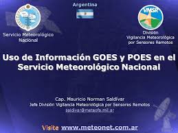 Check spelling or type a new query. Uso De Informacion Goes Y Poes En El Servicio Meteorologico Nacional Ppt Descargar