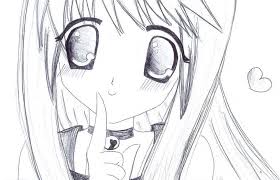 Chibi free printable sample, example & format temples. Cool Anime Pictures To Draw Easy