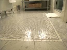 Decorating floors is a statement of character, expression and art. Marble Mosaic Inset Tiles Transitional Bathroom Everyday Occasions