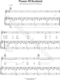 The Corries Flower Of Scotland Sheet Music In F Major Transposable Download Print In 2020 Sheet Music Music Piano Music
