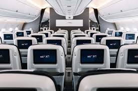 Qatar airways boeing 777 qsuite business class double bed. British Airways World Traveller Plus Premium Economy Cabin
