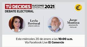 Partidos, movimientos y coaliciones frente amplio. Candidatos Al Congreso Leyla Berrocal Del Frente Amplio Y Jorge Montoya Renovacion Popular Debatieron En El Comercio Elecciones 2021 Aptz Politica El Comercio Peru