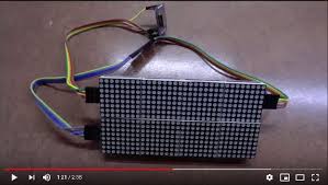 esp8266 dot matrix clock internet clock clock arduino