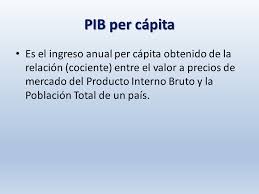 El pib nominal se refiere estrictamente. Pobreza Y Desigualdad Monografias Com
