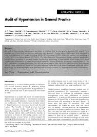 Official twitter of stan lee. Pdf Audit Of Hypertension In General Practice