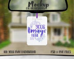 Dye Sublimation Rectangle Car Air Freshener Mockup Add Your Etsy Air Freshener Car Air Freshener Sublime