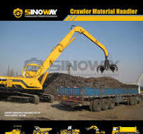 Scrap Material Handler with Multi Orange Peel Grab Clamshell Bucket