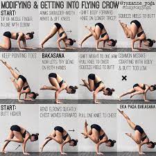 Man performing an eka pada bakasana yoga pose. Y T Yoga Tutorials On Instagram Roxanne Yoga On One Legged Flying Crow Eka Pada Bakasana Flying Crow Is One Of The Most Yoga Help Bikram Yoga Yoga