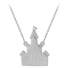 Fantasyland Castle Silver Necklace By Rebecca Hook Personalized Shopdisney Rebecca Hook Silver Necklace Silver