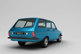 3d Renault 12 Ts Model