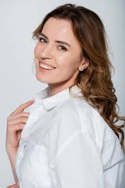 Mulher Adulta a Olhar Para a Câmara Durante a Chamada Em Casa. Foto de  Stock