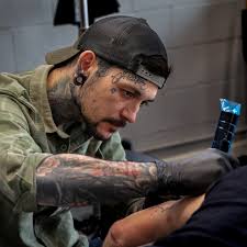 First session knocked out for this #rocketraccoon #armtattoo  @zachstowers_tattoos we are stoked to see this one finished! To book with Zach,  head to our website www.seventhsintattoo.com and complete a contact us form