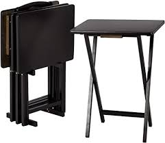 We did not find results for: Amazon Com Amazon Basics Classic Tv Dinner Folding Trays With Storage Rack Black Set Of 4 Furniture Decor