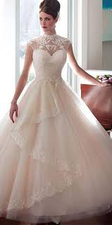 Elegant Tulle High Collar Ball Gown Wedding Dress With Beaded Lace Appliques Detachable Jacket Ball Gown Wedding Dress Ball Gowns Wedding Bridal Dresses