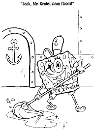 Free Printable Spongebob Squarepants Coloring Pages For Kids Spongebob Coloring Cartoon Coloring Pages Halloween Coloring Pages
