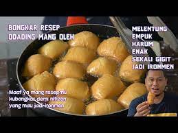 Bikin Nih Odading Viral Mang Oleh Rasanya Seperti Jadi Ironmen Youtube Di 2021 Ide Makanan Makanan