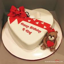 Birthday Cake Images With Name And Price I Have Written R King Name On Cakes And Wishes On This Birthday Wish And It Is Ama In 2020 Happy Birthday Wishes Cake Happy Birthday Cakes Happy Birthday Cake Pictures