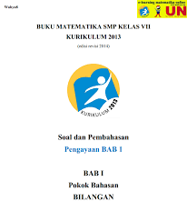 Pembulatan pecahan 13 8 sampai dua desimal adalah …. Kunci Jawaban Buku Matematika Kelas 7 Kurikulum 2013 Edisi Revisi 2016 Semester 1 Sanjau Soal Latihan