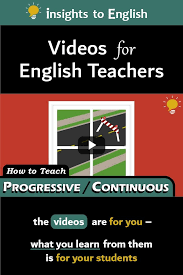 Progressive And Continuous Tenses Past Present Future Video For English Teachers English Teacher Teaching Progress