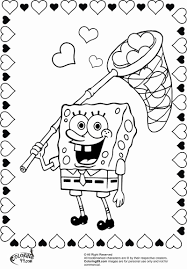 Flower heart st valentines day greeting card hand made. Valentine S Day Spongebob Coloring Pages Coloring Pages Ideas
