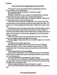 The Students Take A Small But Powerful Excerpt From The Hunger Games And Analyze It Through Anno This Or That Questions Text Dependent Questions Hunger Games