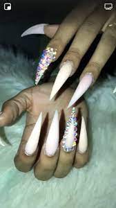 Pin By Maddylo On Nails Nail Shapes Long Stiletto Nails Nails