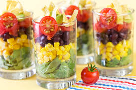 Other fruit salads opt to arrange the fruit in new and exciting ways that create beautiful and elegant presentations for your holiday tablescape. Individual Fruit Salad Ideas Mini Dessert Fruit Salad Display Mini Desserts Table Each Serving Provides 110kcal 2g Protein 20g Carbohydrate Of Which 20g Sugars 0g Fat Of