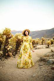 Joshua Tree Cholla Cactus Garden Keiko Lynn Keiko Lynn Fashion Romantic Dress
