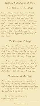 Blessing Exchange Of Rings Wedding Officiant Speech Wedding Ceremony Rings Christian Wedding Ceremony