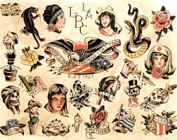 The Wandering Ghost Some Old Paintings Traditional Tattoo Flash Vintage Tattoo Design Vintage Tattoo