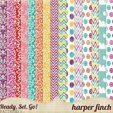 Shout It Out Pattern Paper Digital Paper Free Scrapbook Paper