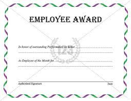 Ordering employee of the year certificates is easy. Best Employee Award Template Download Now 123certificatetemplates Certificate Temp Award Template Employee Awards Certificates Awards Certificates Template