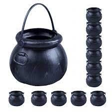 Soft coasters are 3.5 x 3.5, are absorbent, and can be washed. Yiungchi Plastic Cauldron Mini Black Witch Cauldron Witches Cauldron Candy Holder Pot With Handle For Halloween Party Decorations Supplies Amazon In Toys Games