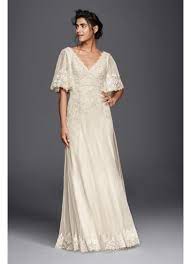 Melissa Sweet Wedding Dress With Flutter Sleeves David S Bridal Sweet Wedding Dresses Wedding Dresses A Line Wedding Dress