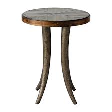 Uttermost Ezra Round Accent Table Round Accent Table Wood Accent Table Modern Accent Tables