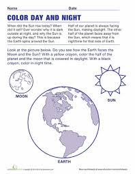 Teaching Day And Night Worksheet Education Com Kindergarten Science Teaching Kindergarten Resources