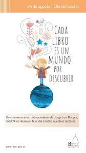 ¡feliz día a todos los lectores que están leyendo esto! Biblioteca Del Congreso En Twitter Hoy Dia Del Lector En Homenaje Al Natalicio Del Escritor Argentino Jorge Luis Borges Bcnargentina Diadellector Jorgeluisborges Https T Co 24giwt8ya8