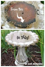 A birdbath is a great way to beautify your garden. How To Clean A Cement Bird Bath In Just Minutes The Gardening Cook