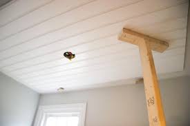 Diy Beadboard Ceiling Tutorial Easy