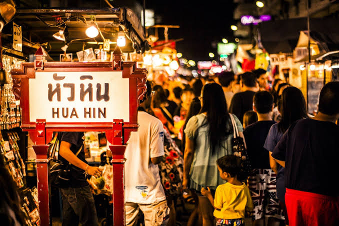 Hua Hin Night Market near The Ten Poolvilla Huahin